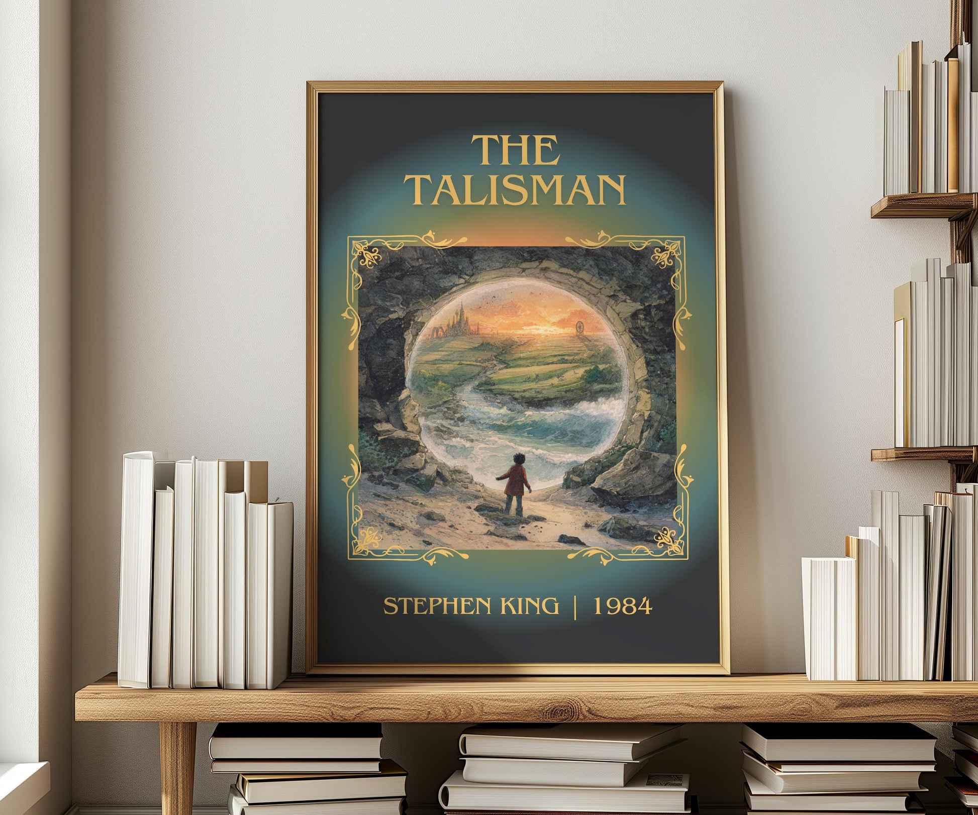 The Talisman by Stephen King | Descriptive Book Poster | Minimalist