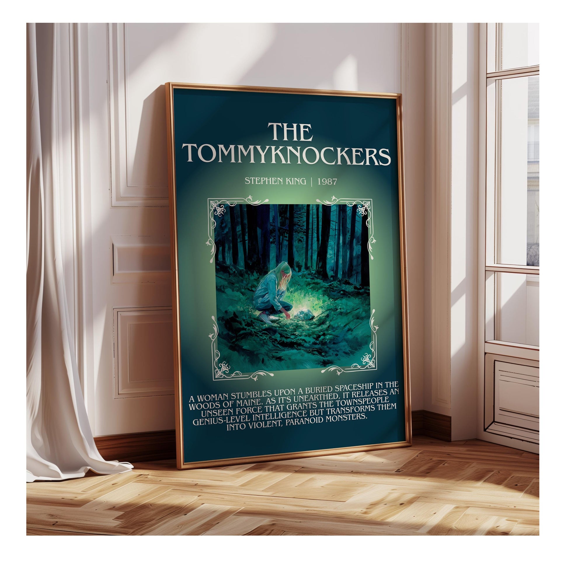 The Tommyknockers by Stephen King | Descriptive Book Poster | Blurby
