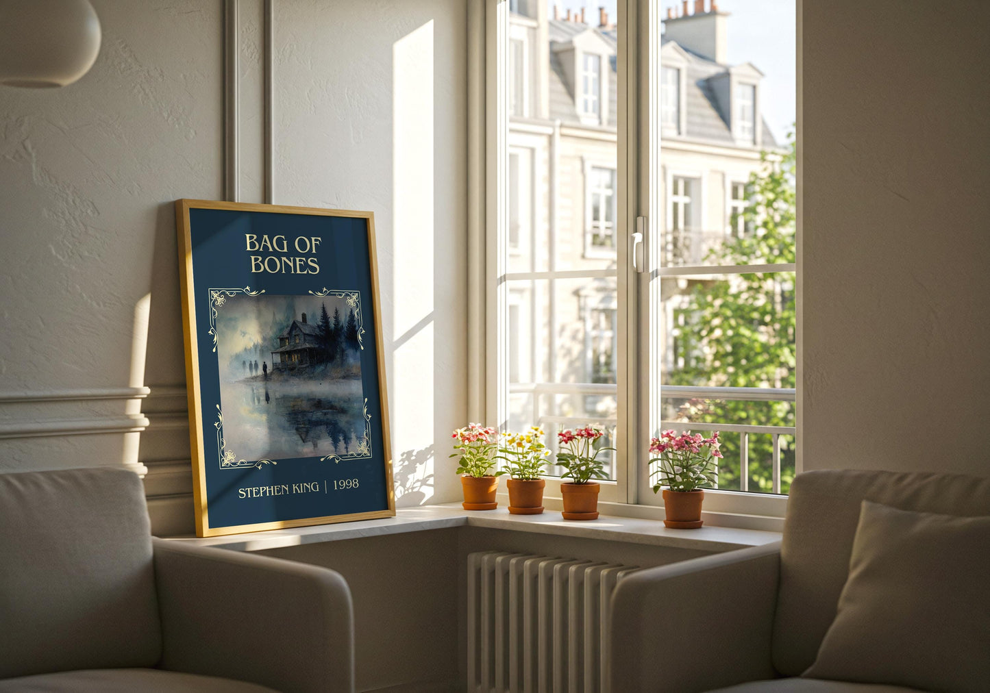 Bag Of Bones by Stephen King | Descriptive Book Poster | Minimalist