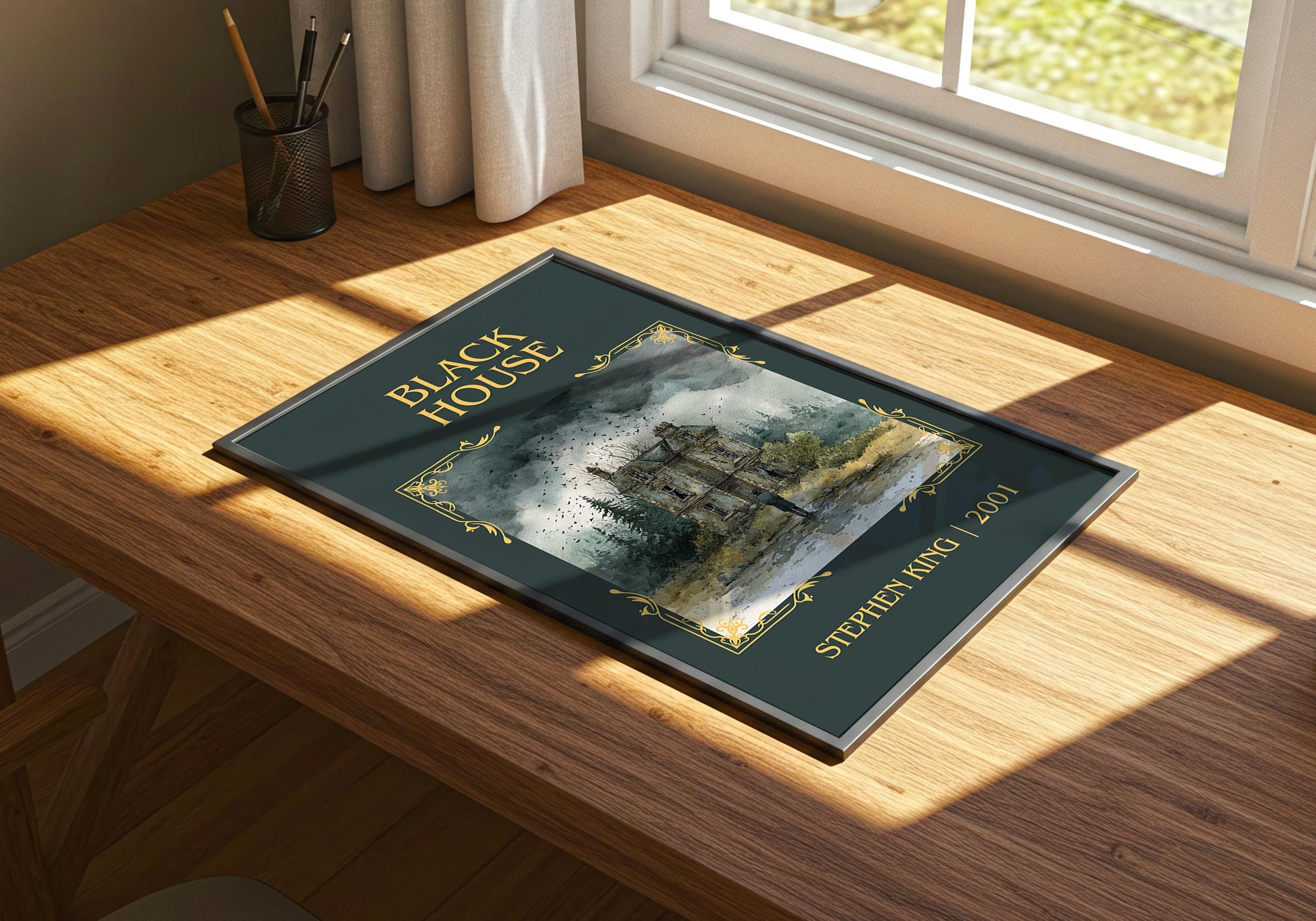 Black House by Stephen King | Descriptive Book Poster | Minimalist