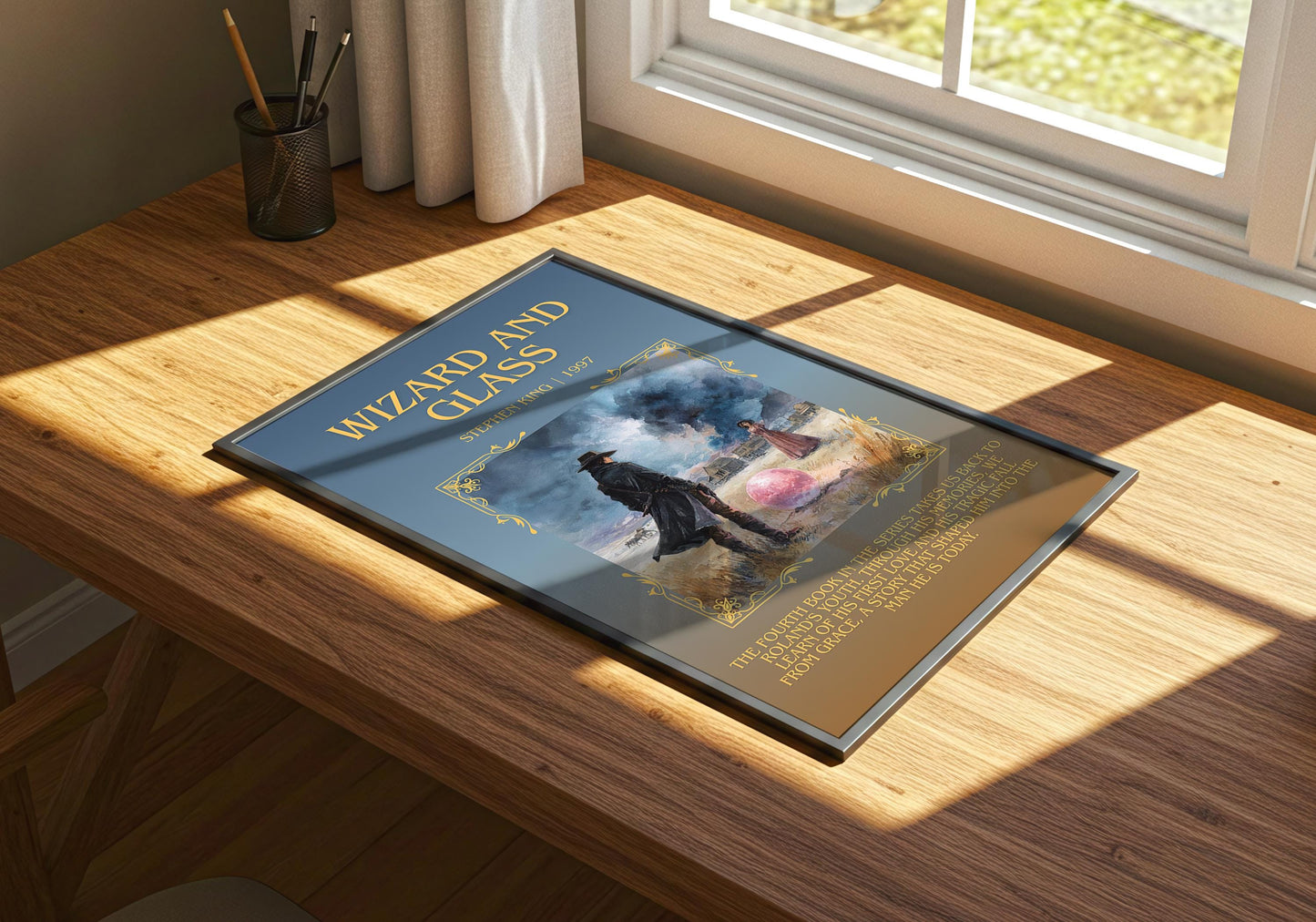 Wizard and Glass by Stephen King | Descriptive Book Poster | Blurby