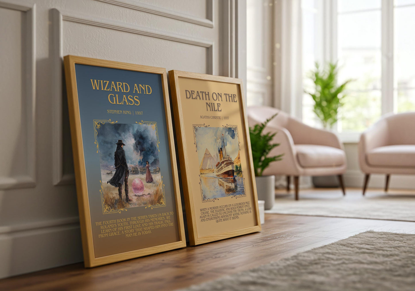 Wizard and Glass by Stephen King | Descriptive Book Poster | Blurby