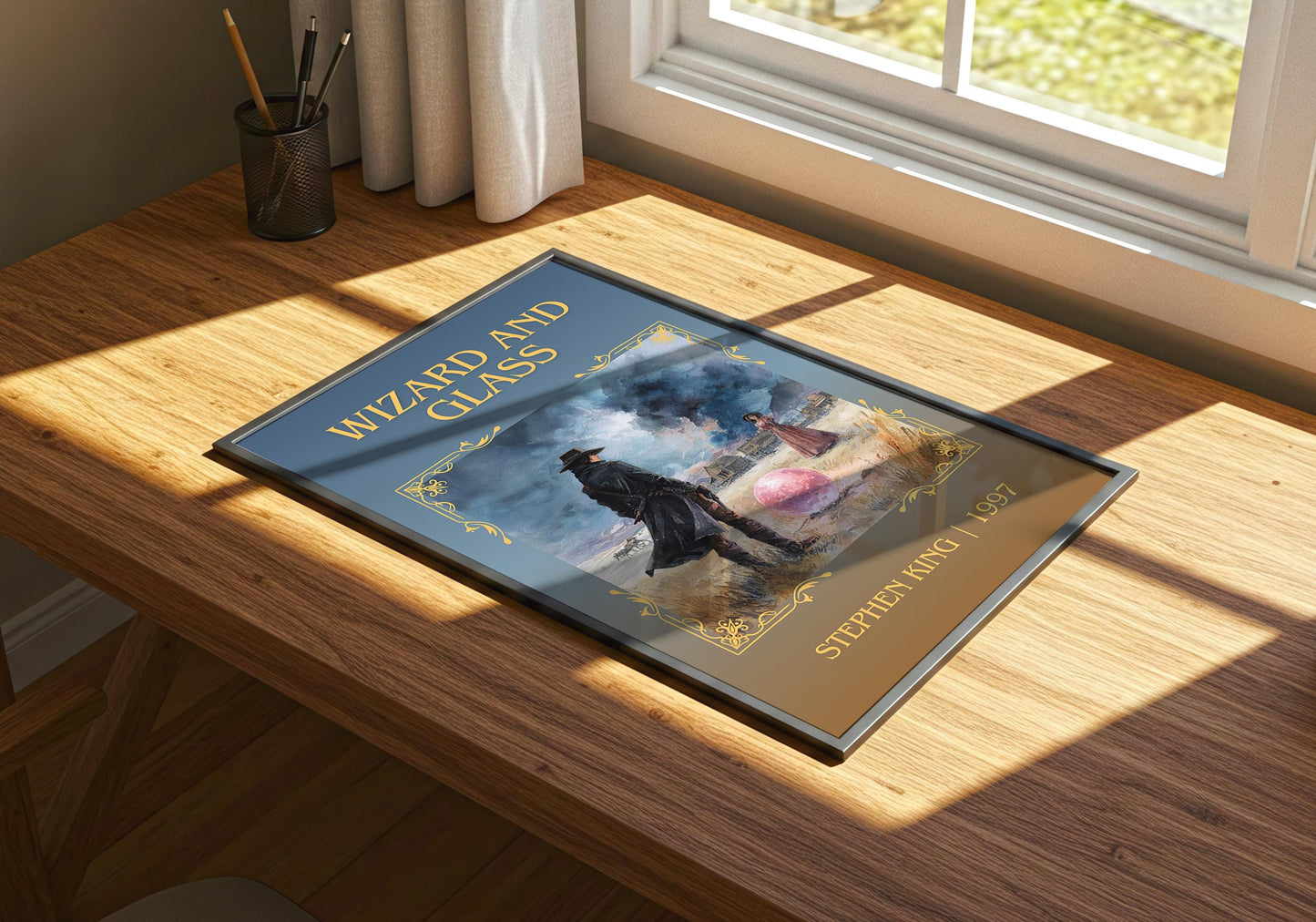 Wizard and Glass by Stephen King | Descriptive Book Poster | Minimalist