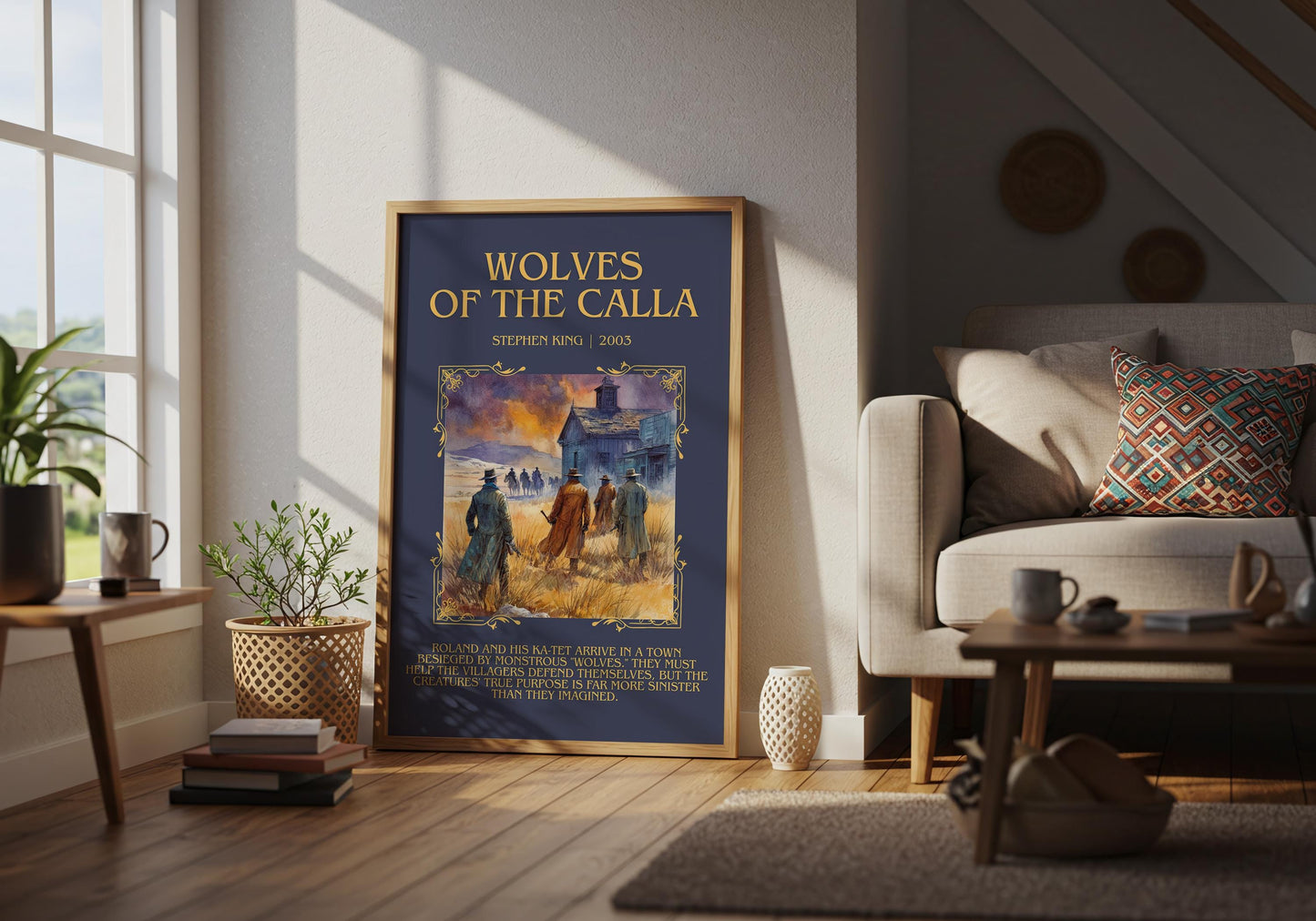 Wolves Of The Calla by Stephen King | Descriptive Book Poster | Blurby