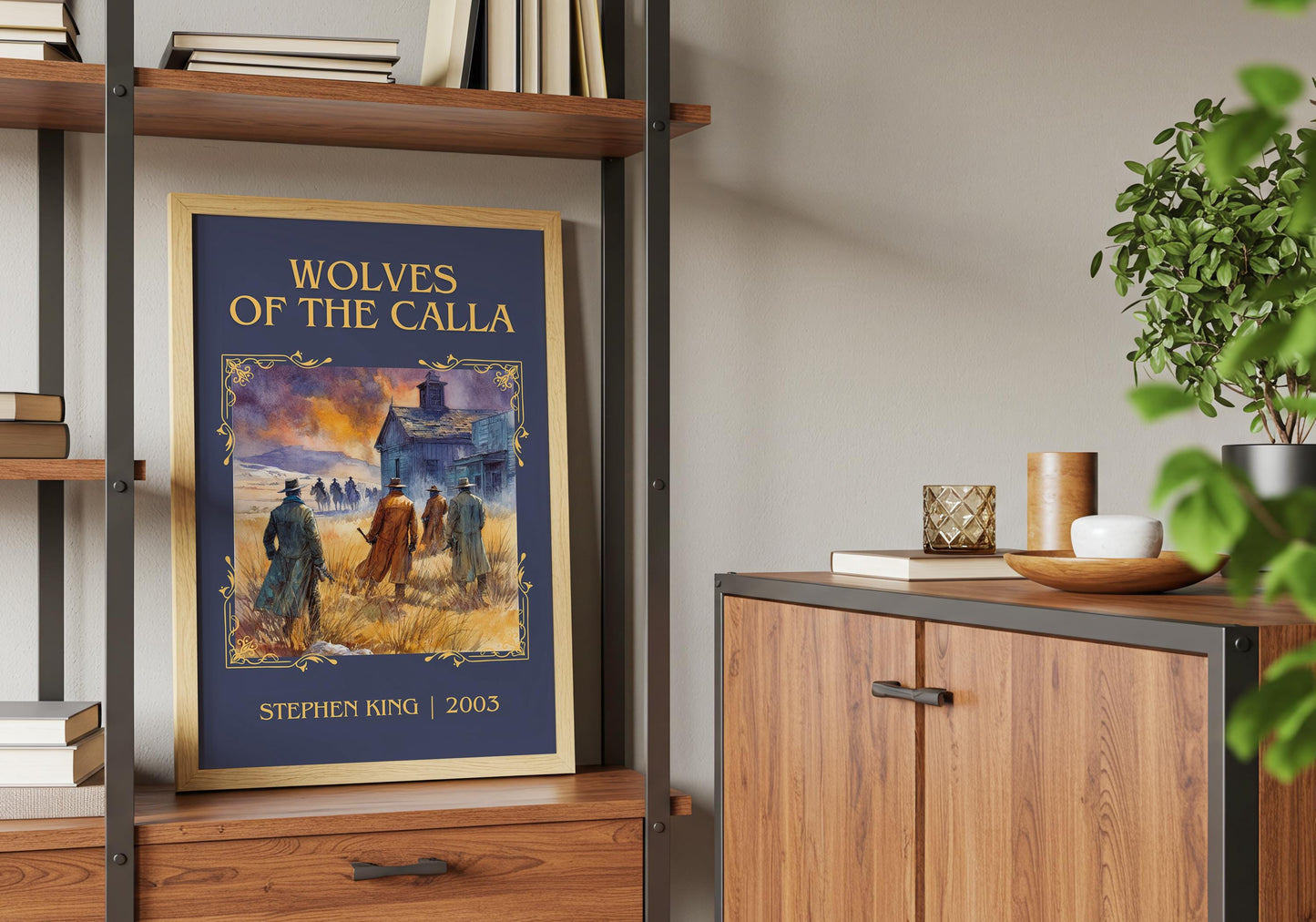 Wolves Of The Calla by Stephen King | Descriptive Book Poster | Minimalist