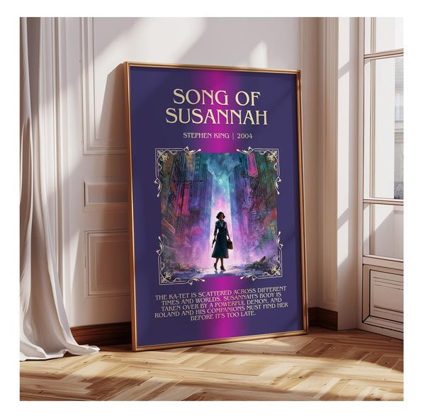 Song of Susannah minimalist poster paper finish options – matte satin gloss