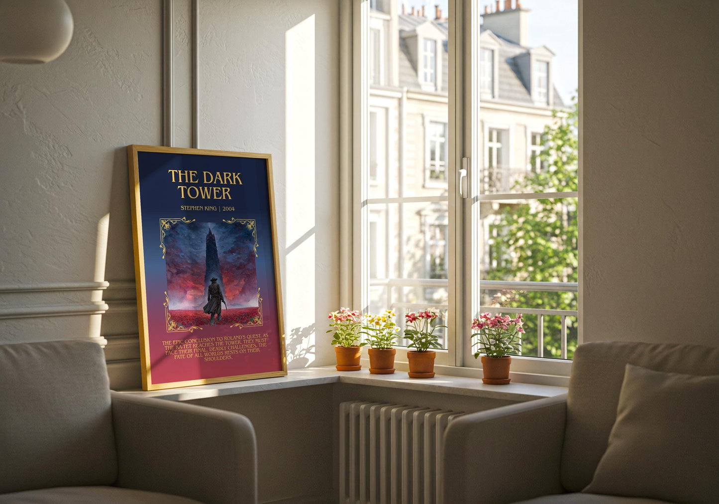 The Dark Tower book poster packaging – museum-quality print rolled in protective tube