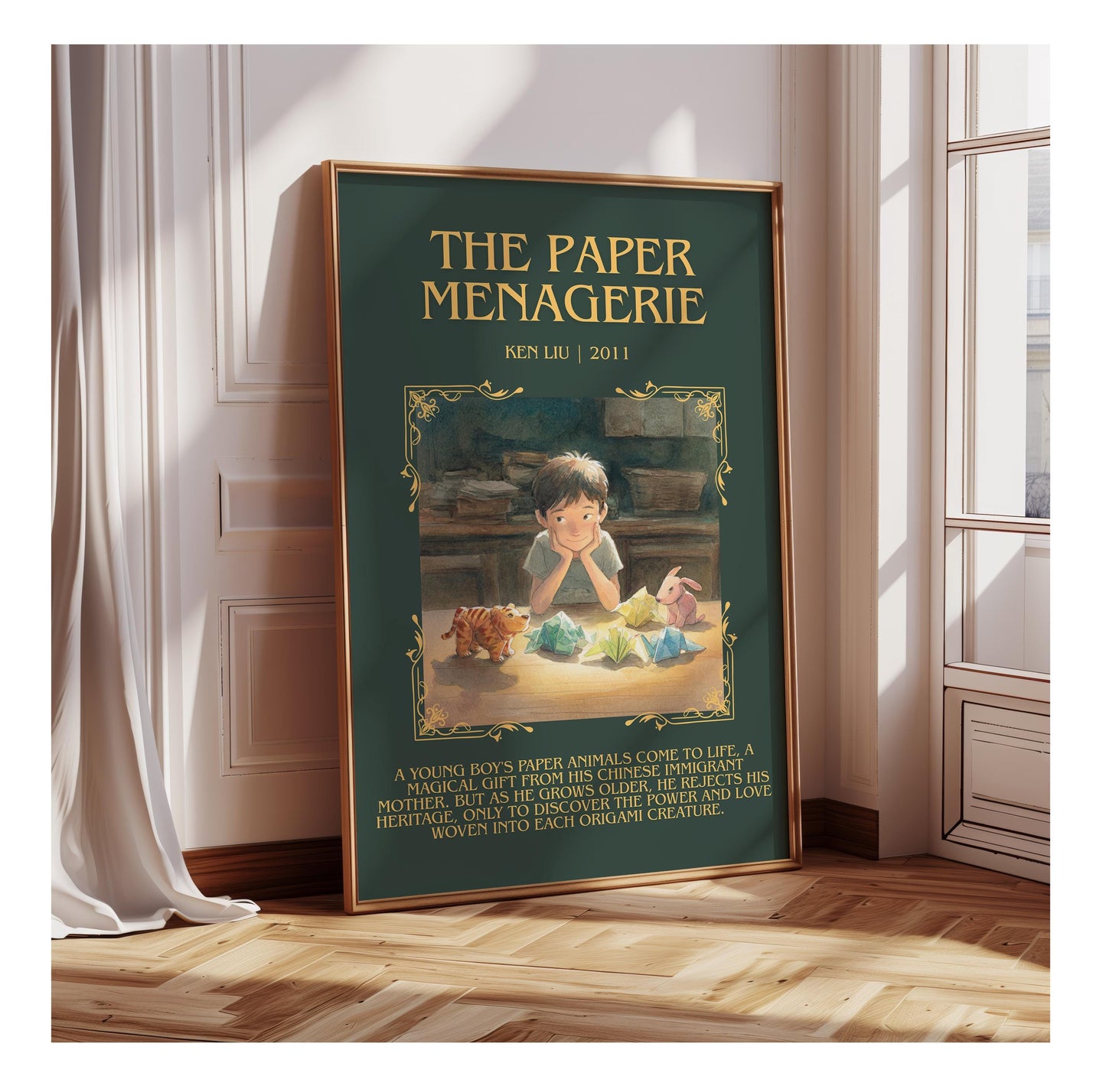 The Paper Menagerie by Ken Liu | Descriptive Book Poster | Blurby