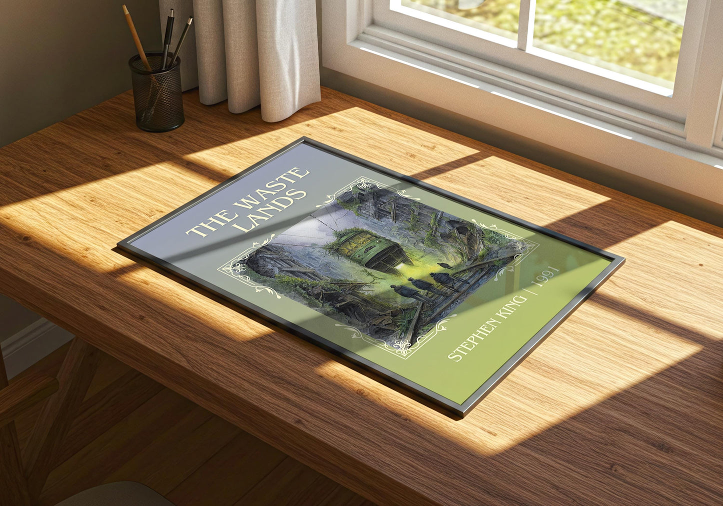 The Wastelands by Stephen King | Descriptive Book Poster | Minimalist