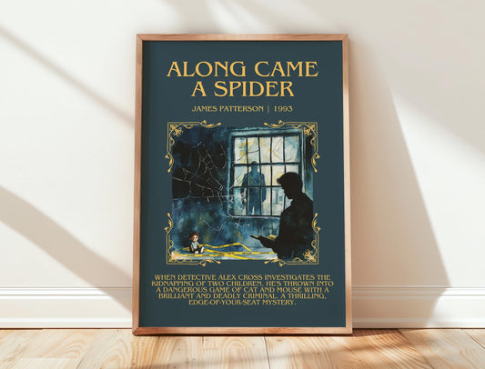 Along Came A Spider by James Patterson | Descriptive Book Poster | Blurby