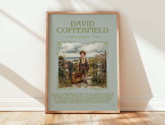 David Copperfield by Charles Dickens | Descriptive Book Poster | Blurby