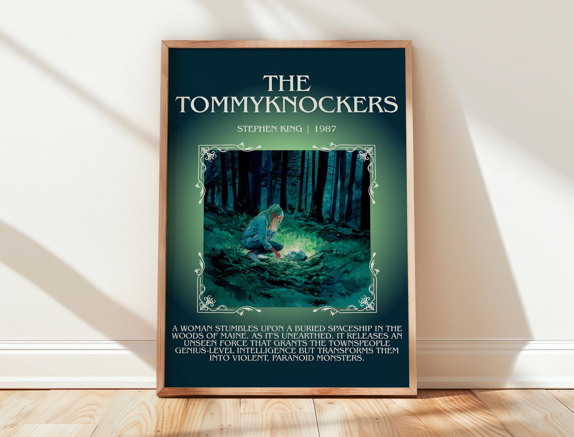 The Tommyknockers by Stephen King | Descriptive Book Poster | Blurby