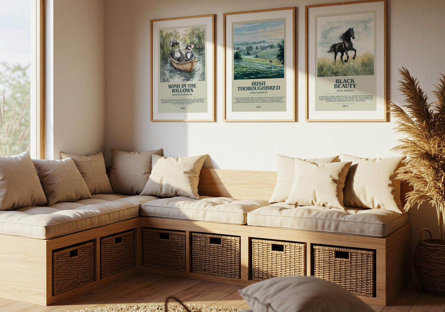 Irish Thoroughbred by Nora Roberts | Descriptive Book Poster | Modern