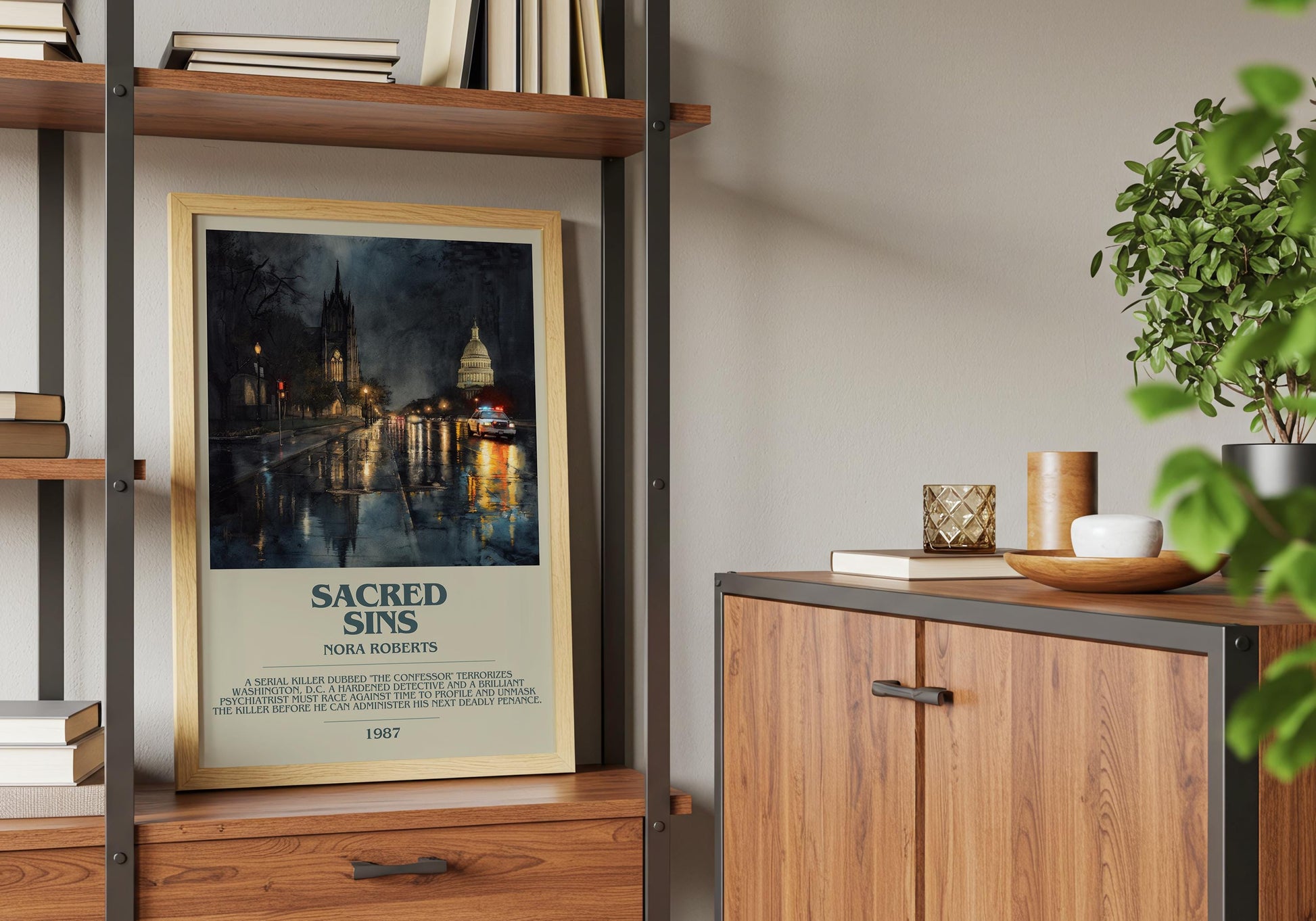 Sacred Sins by Nora Roberts | Descriptive Book Poster | Modern