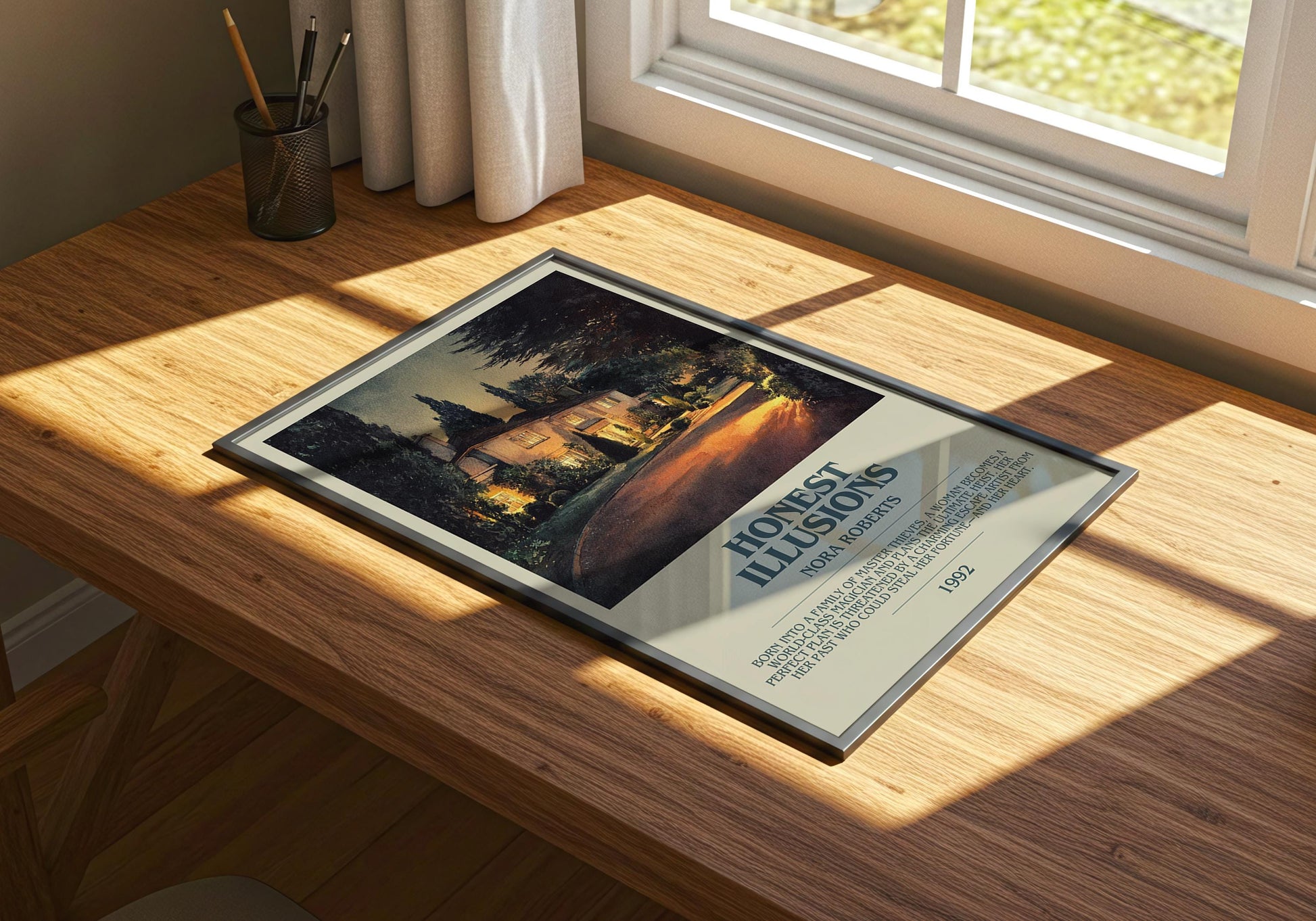 Honest Illusions by Nora Roberts | Descriptive Book Poster | Modern