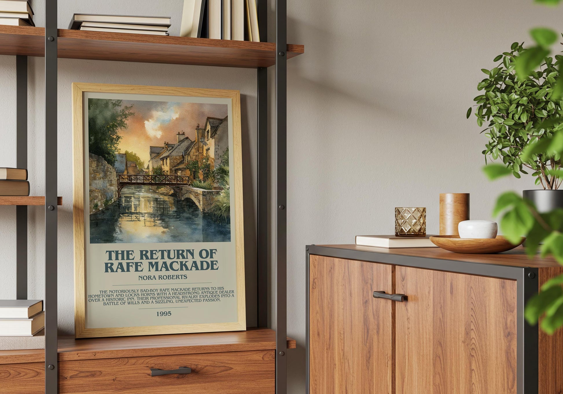 The Return Of Rafe Mackade by Nora Roberts | Descriptive Book Poster | Modern