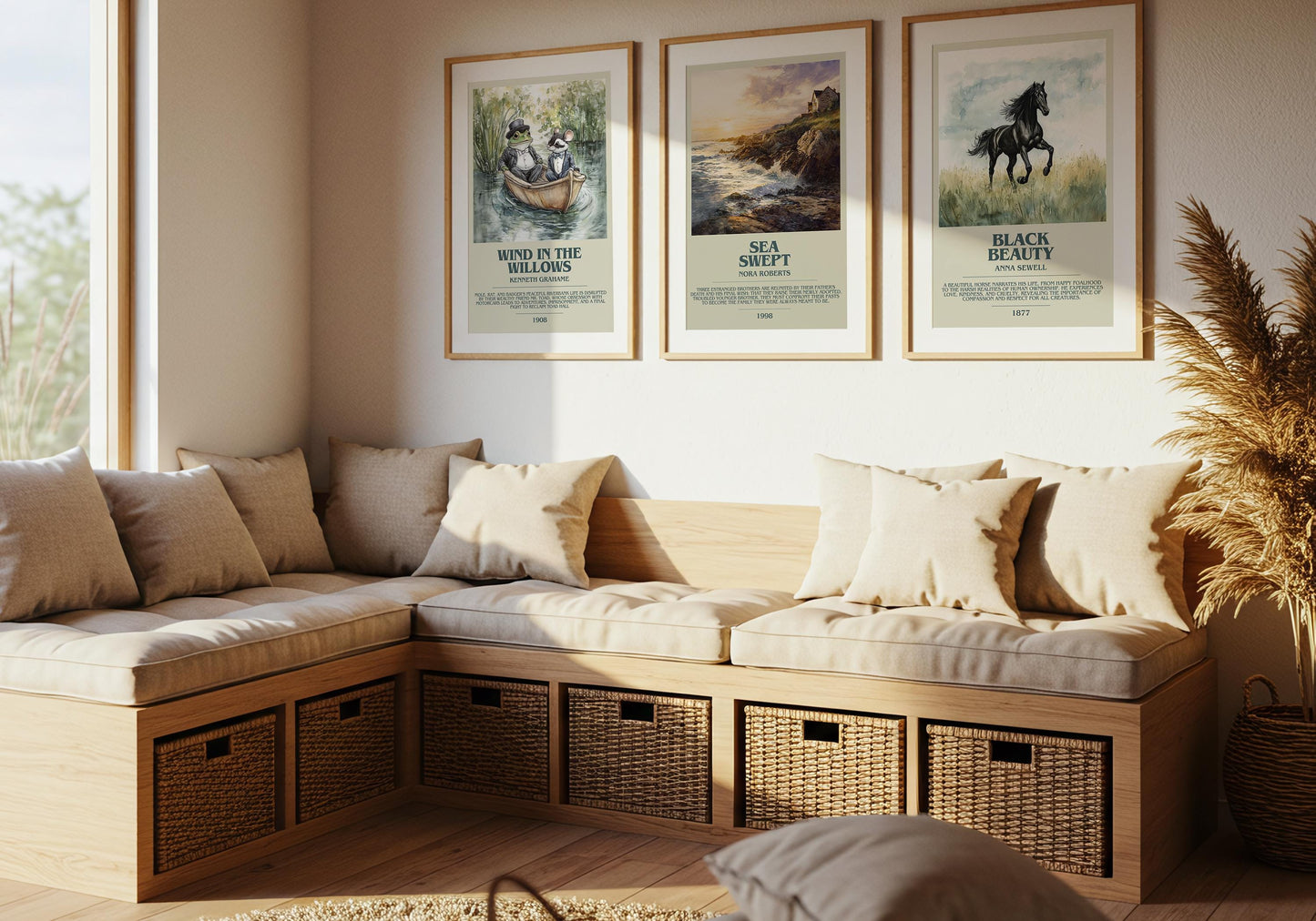 Sea Swept by Nora Roberts | Descriptive Book Poster | Modern