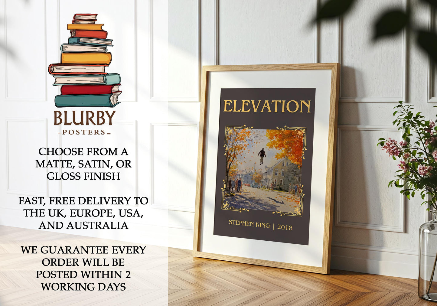 Elevation book poster packaging – museum-quality print rolled in protective tube