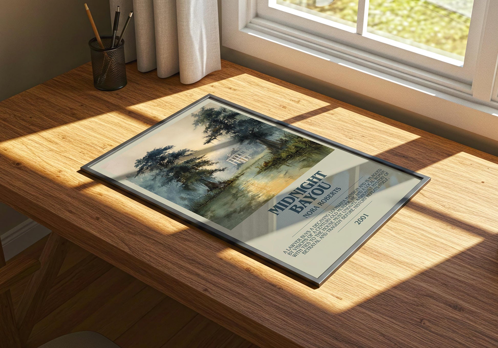 Midnight Bayou by Nora Roberts | Descriptive Book Poster | Modern