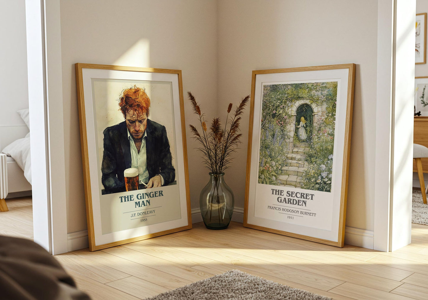 The Ginger Man book poster packaging – museum-quality print rolled in protective tube