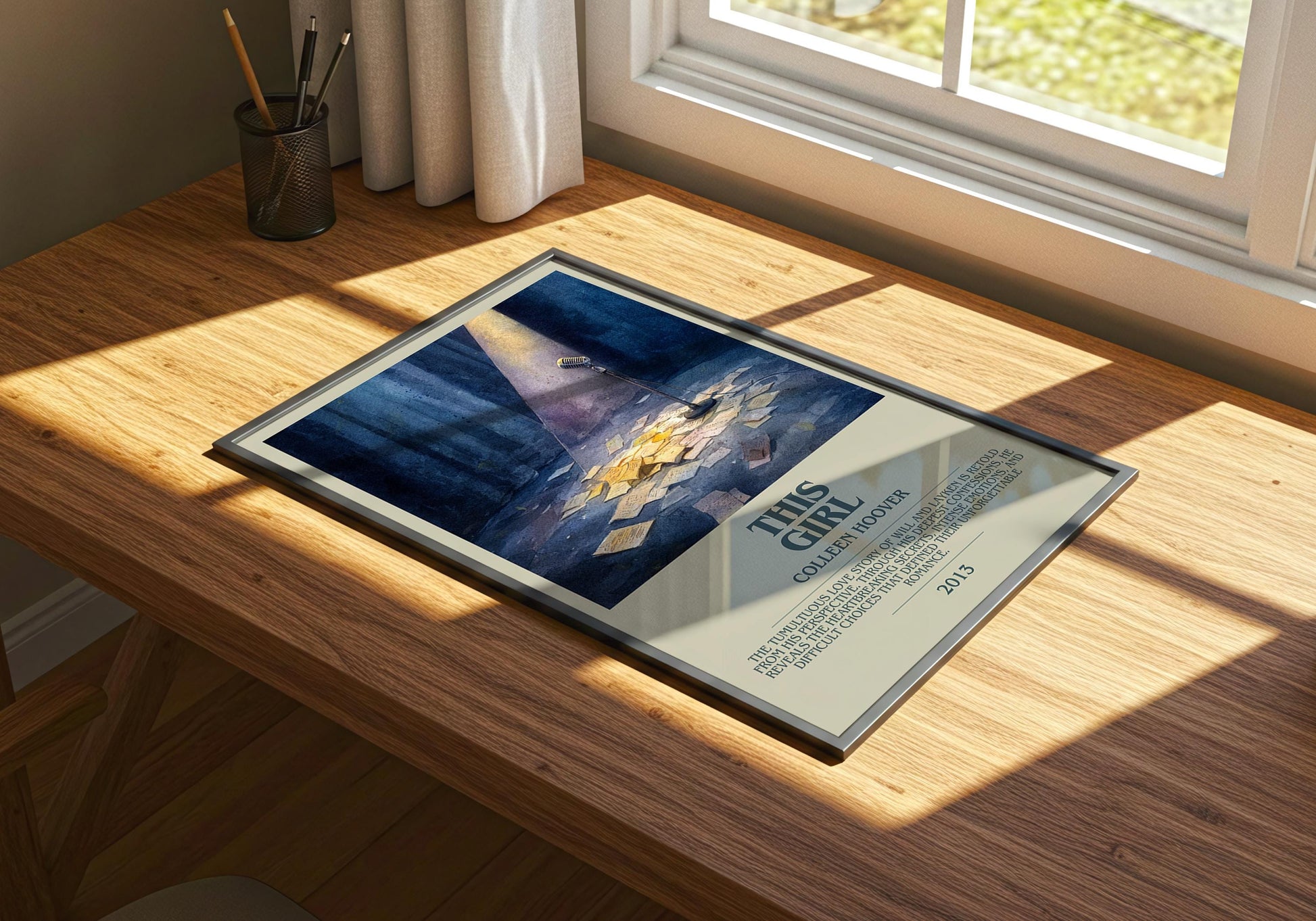 This Girl by Colleen Hoover | Descriptive Book Poster | Modern