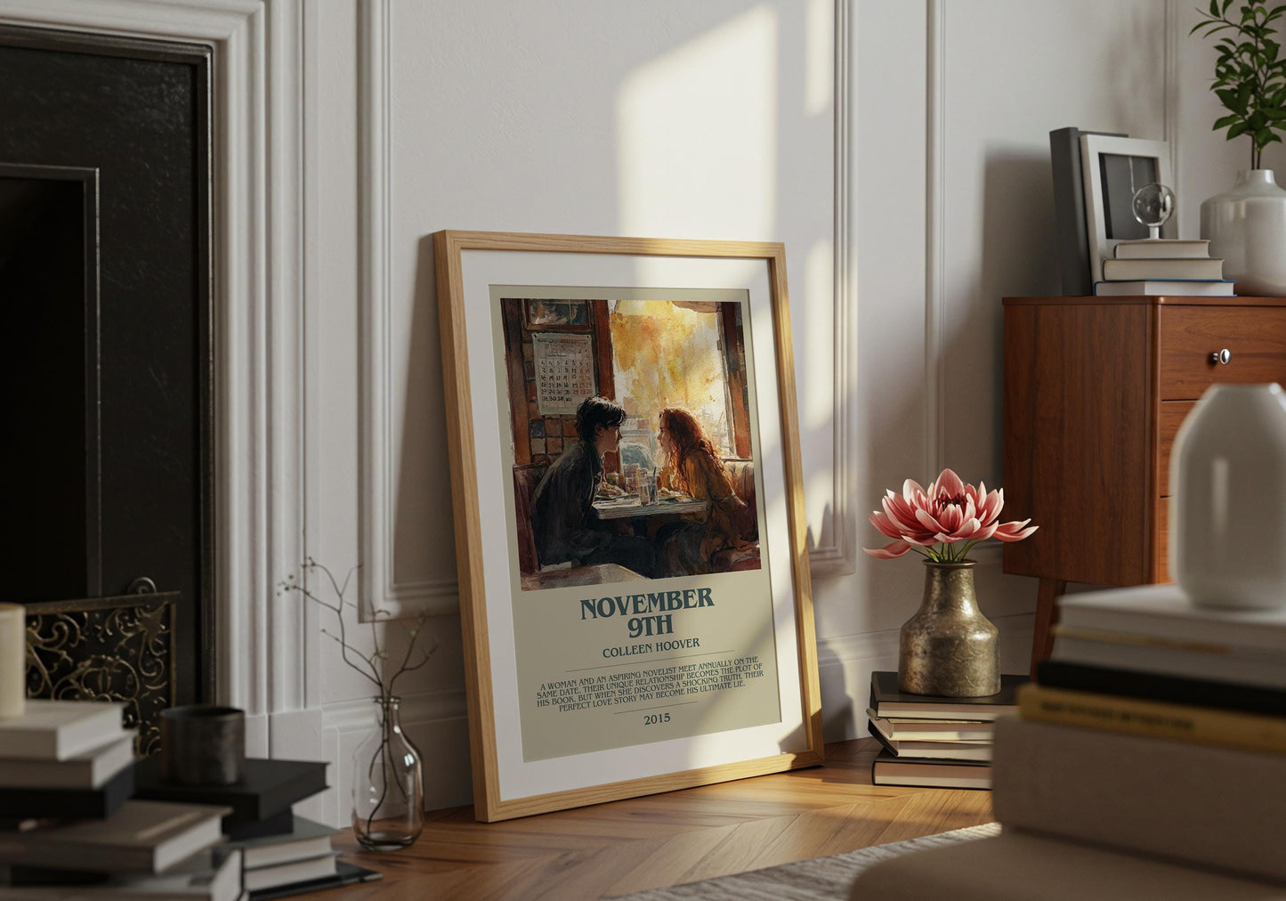 November 9th by Colleen Hoover | Descriptive Book Poster | Modern