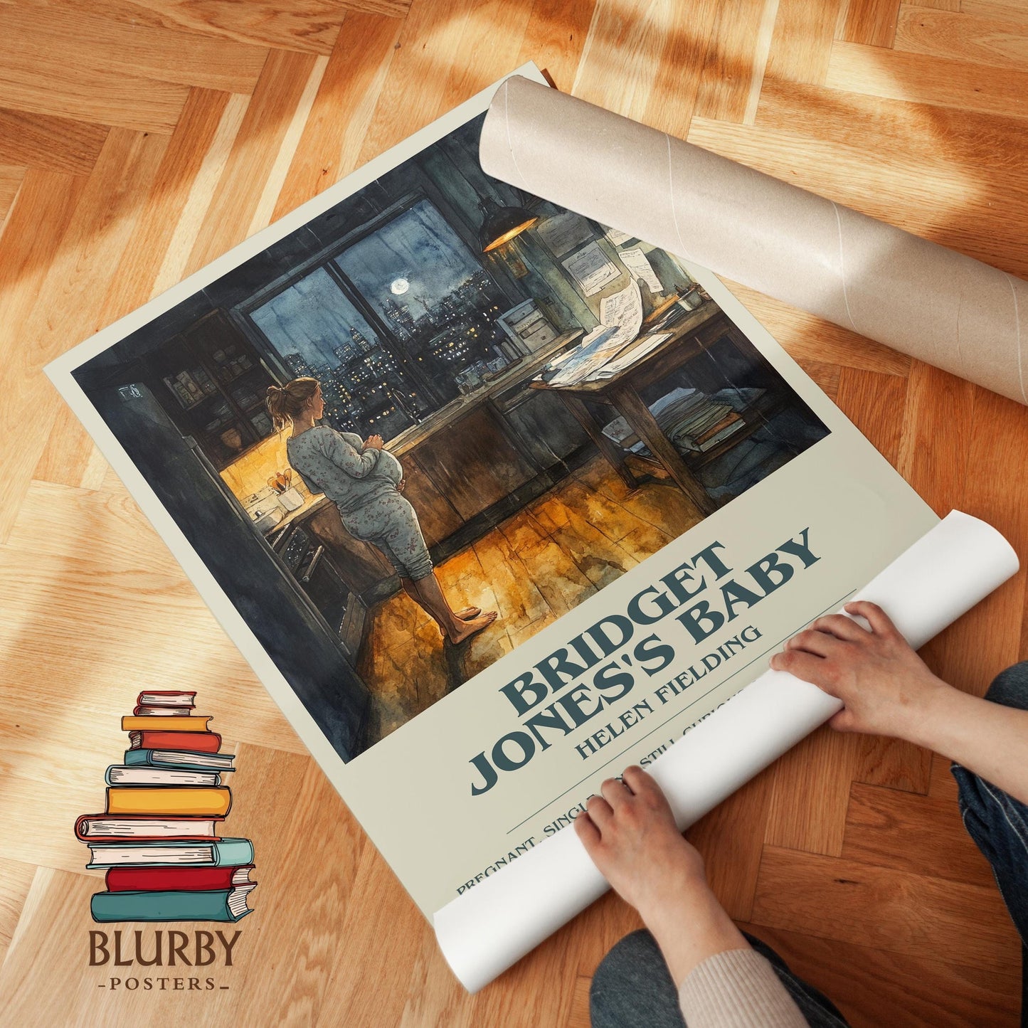 Bridget Jones's baby book poster packaging – museum-quality print rolled in protective tube