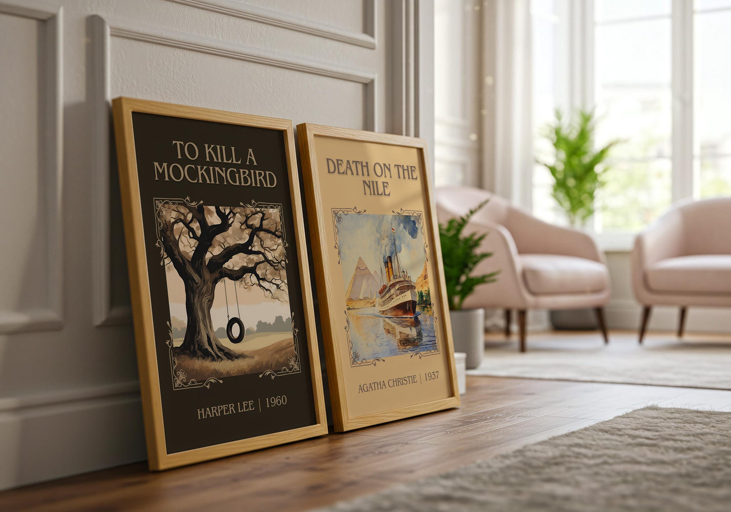 To Kill A Mockingbird by Harper Lee | Descriptive Book Poster | Minimalist