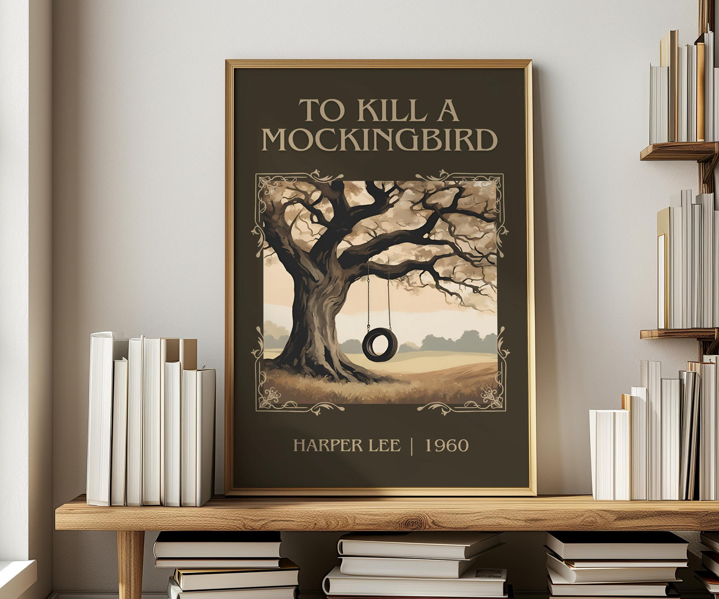 To Kill A Mockingbird by Harper Lee | Descriptive Book Poster | Minimalist