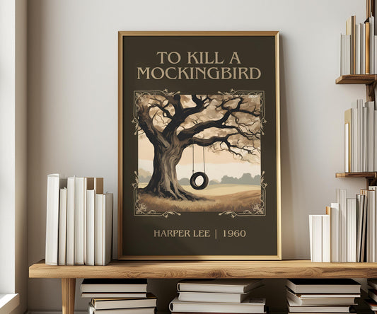 To Kill A Mockingbird by Harper Lee | Descriptive Book Poster | Minimalist