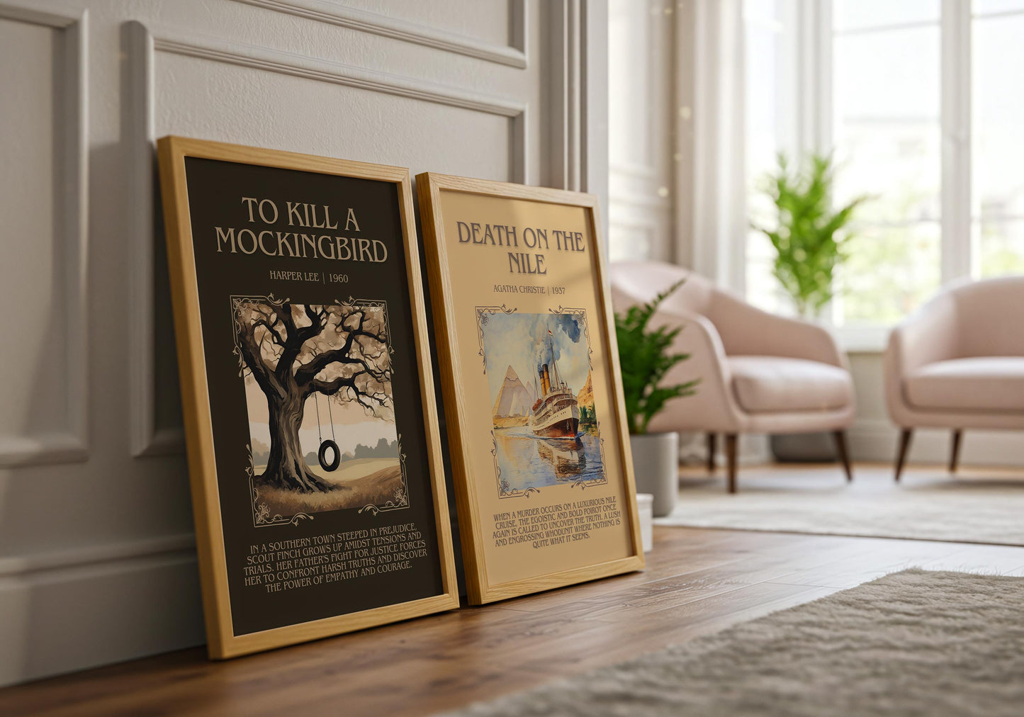 To Kill a Mockingbird by Harper Lee | Descriptive Book Poster | Blurby