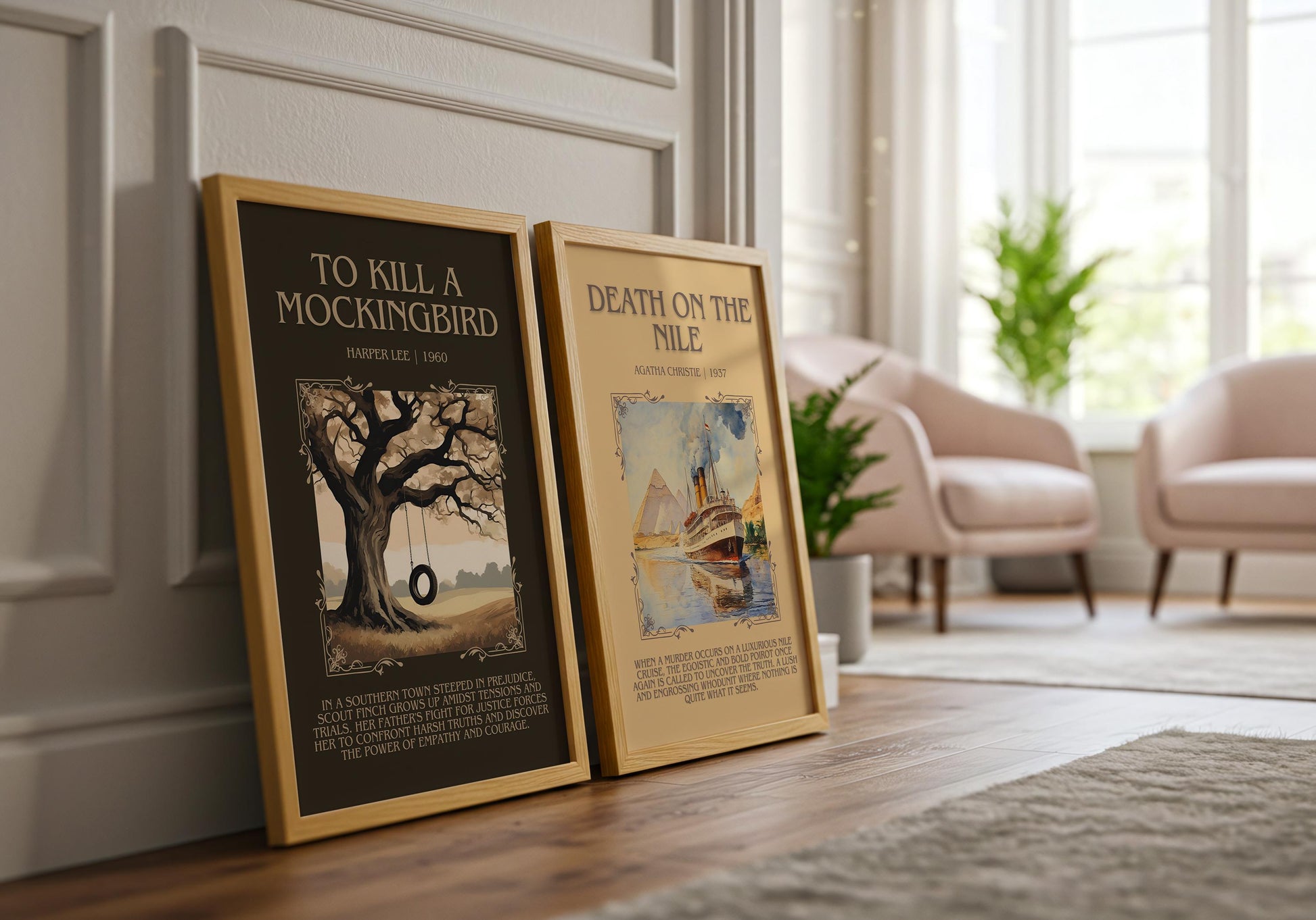 To Kill a Mockingbird by Harper Lee | Descriptive Book Poster | Blurby