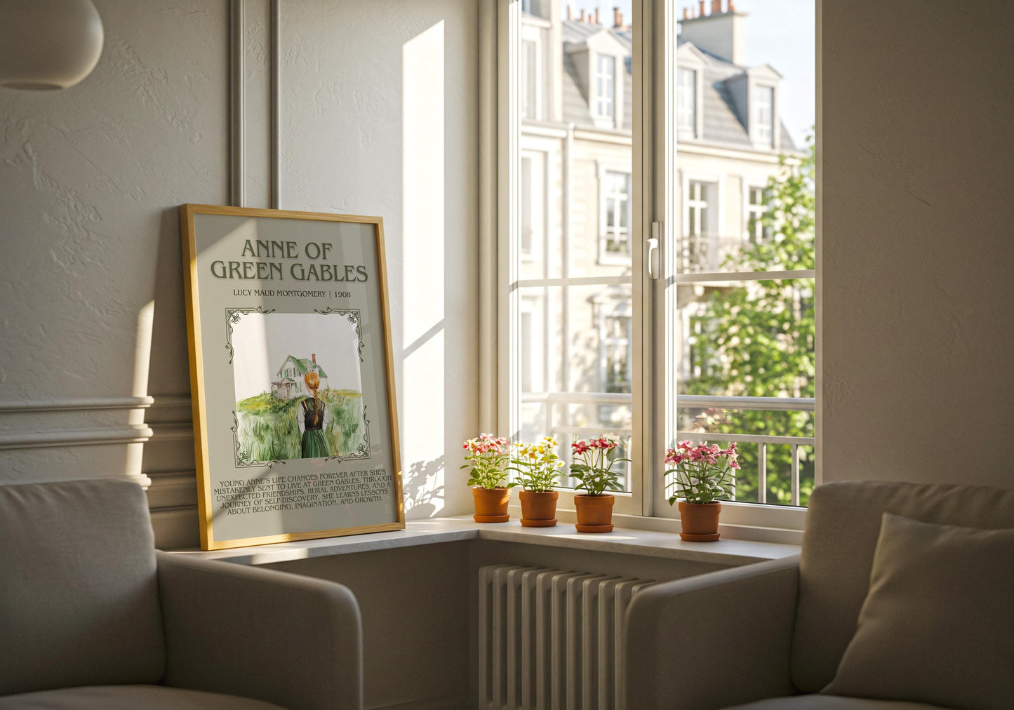 Anne Of Green Gables by Lucy Maud Montgomery | Descriptive Book Poster | Blurby