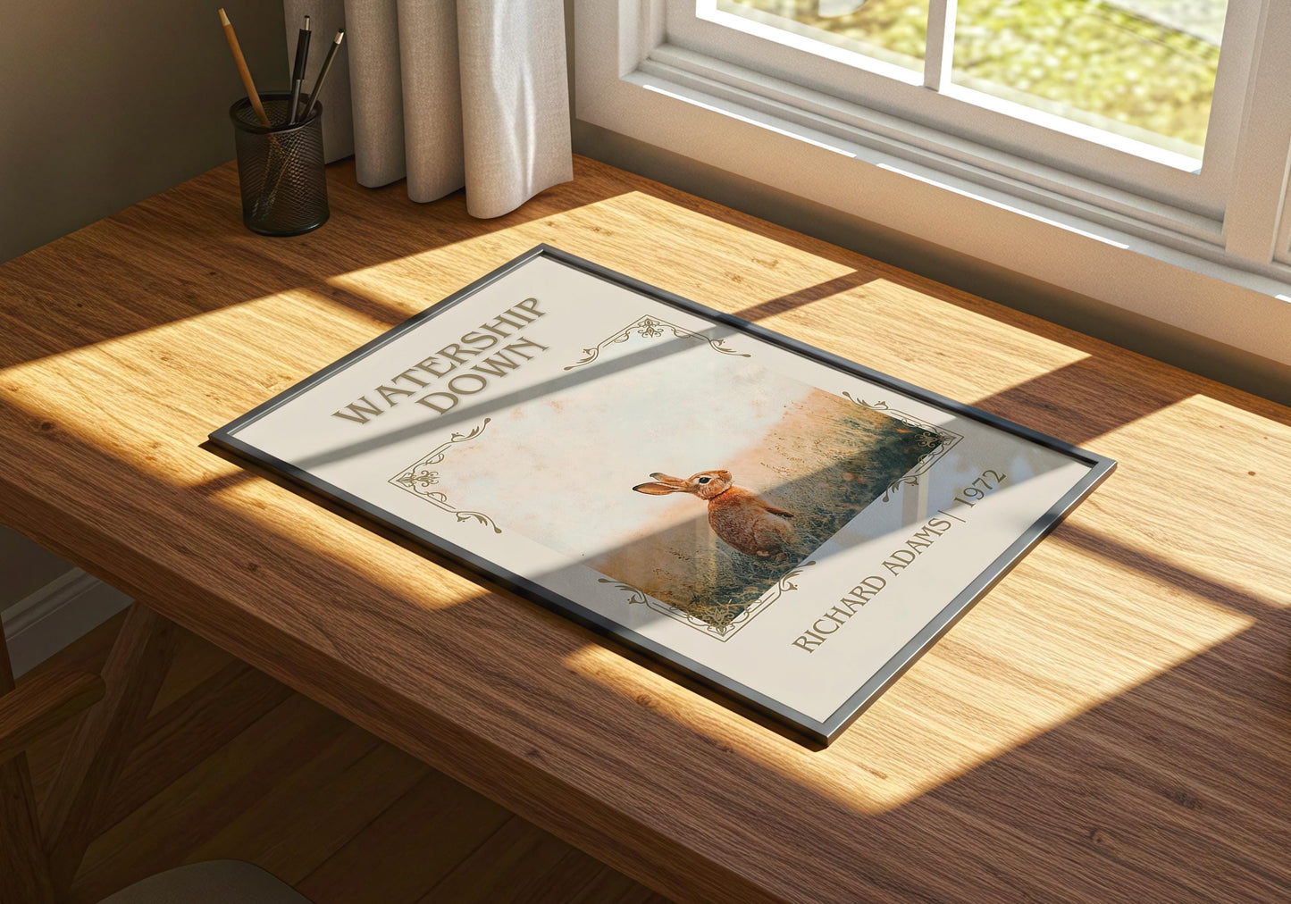 Watership Down by Richard Adams | Descriptive Book Poster | Minimalist