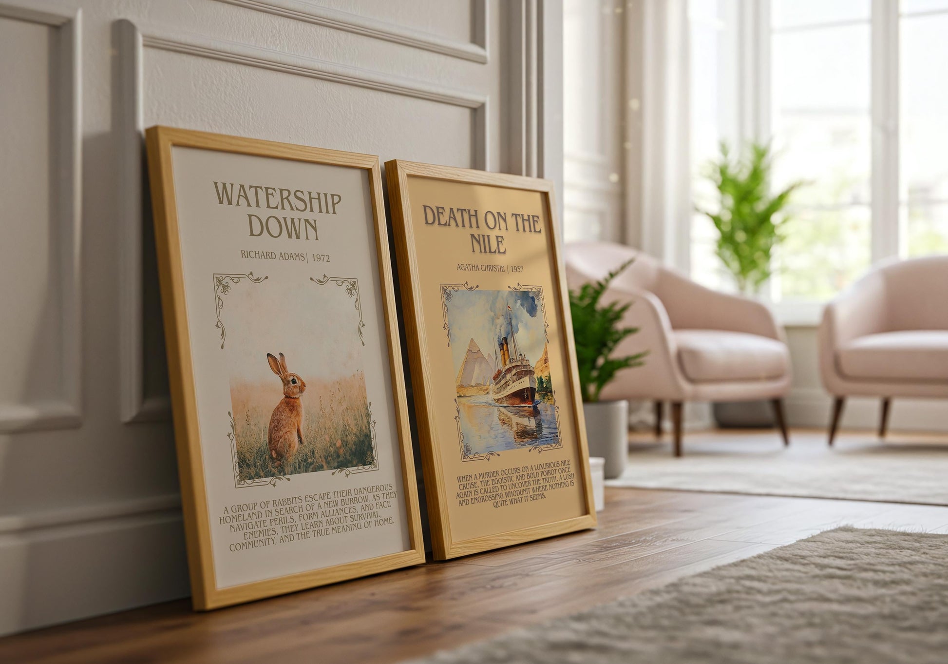 Watership Down by Richard Adams | Descriptive Book Poster | Blurby