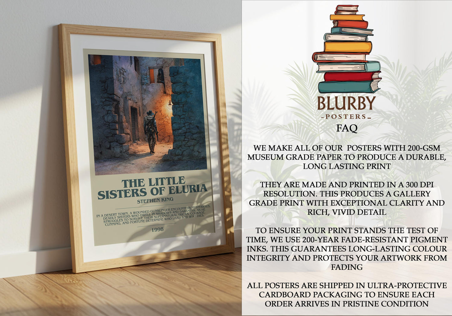 The Little Sisters Of Eluria by Stephen King | Descriptive Modern Book Art | Poster