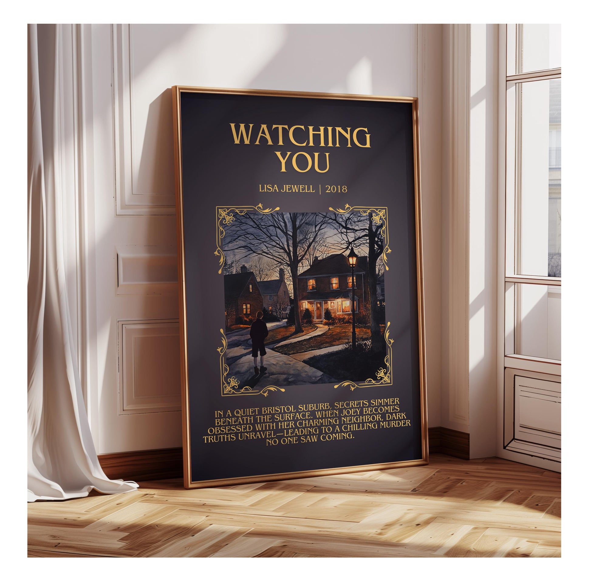Watching You by Lisa Jewell | Descriptive Book Poster | Blurby