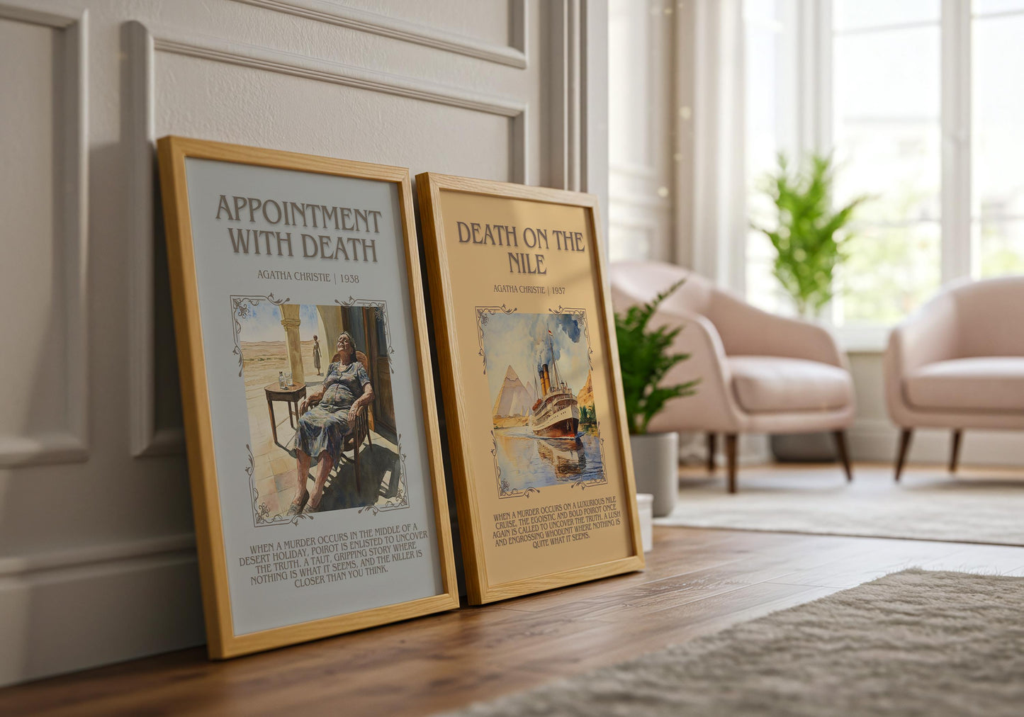 Appointment With Death by Agatha Christie | Descriptive Book Poster | Blurby