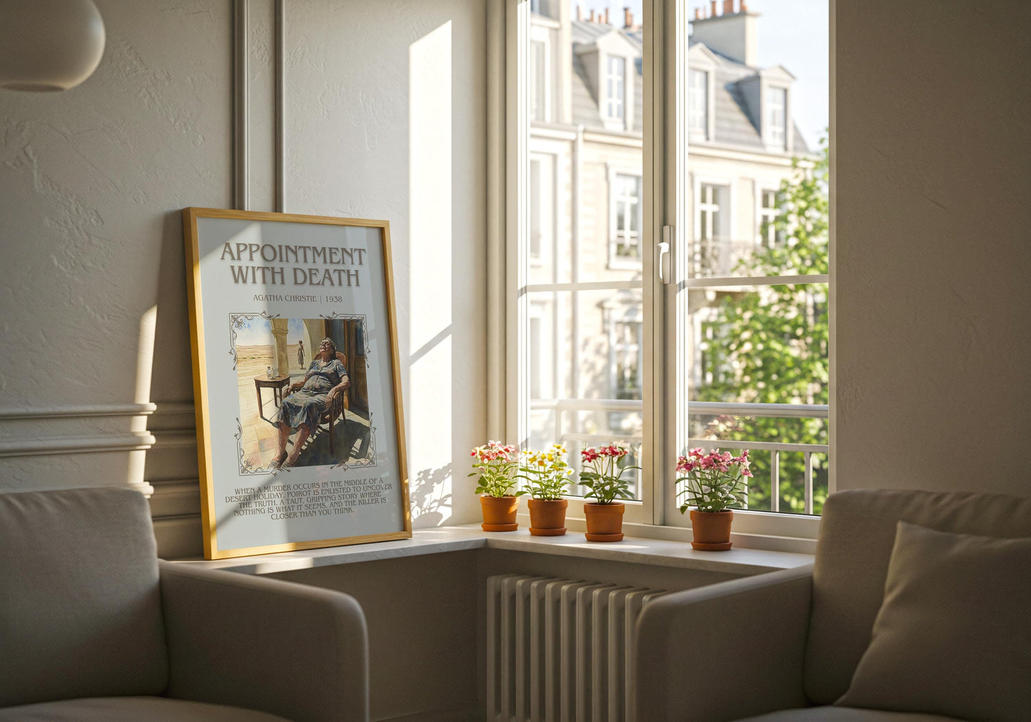 Appointment With Death by Agatha Christie | Descriptive Book Poster | Blurby