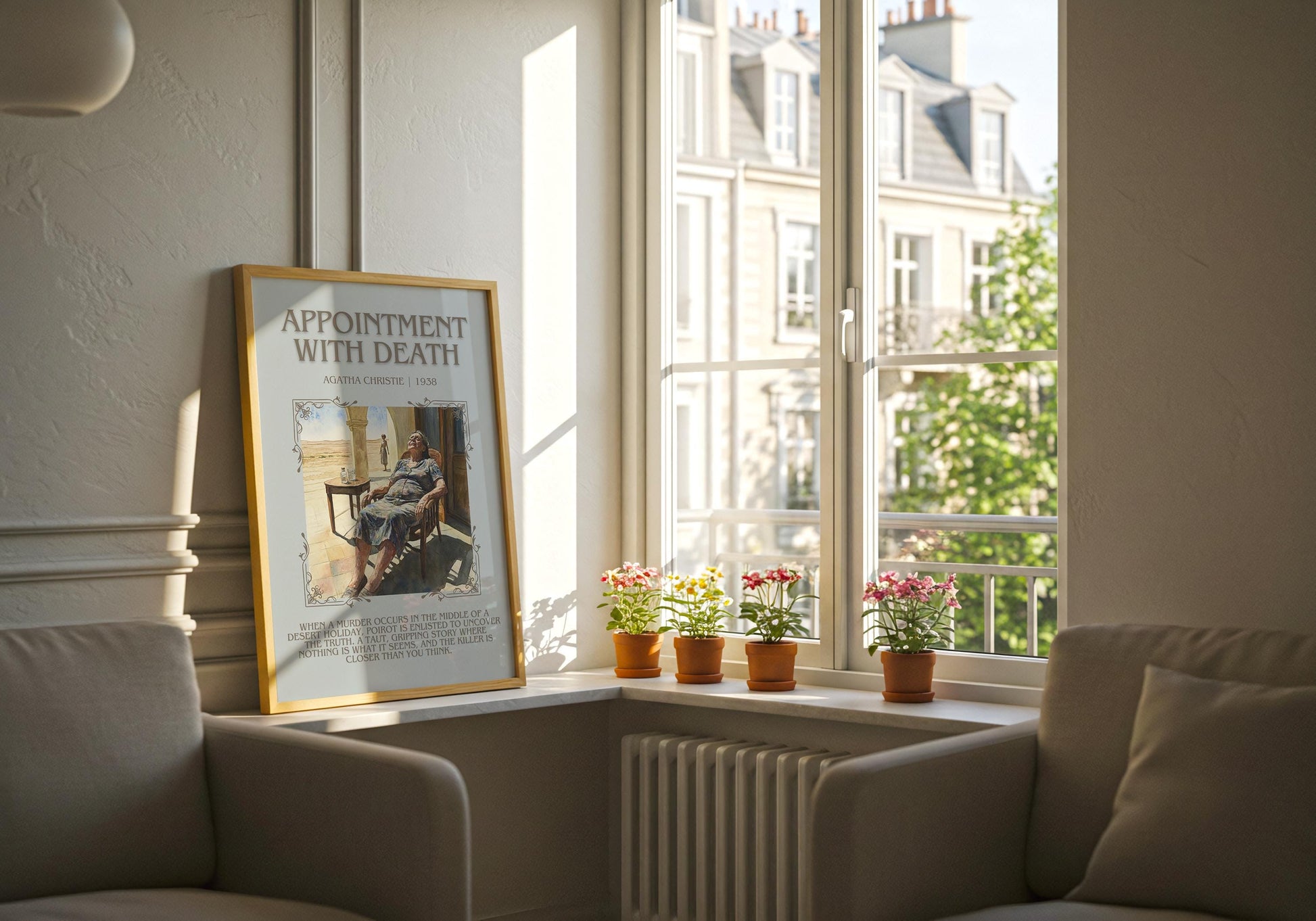 Appointment With Death by Agatha Christie | Descriptive Book Poster | Blurby