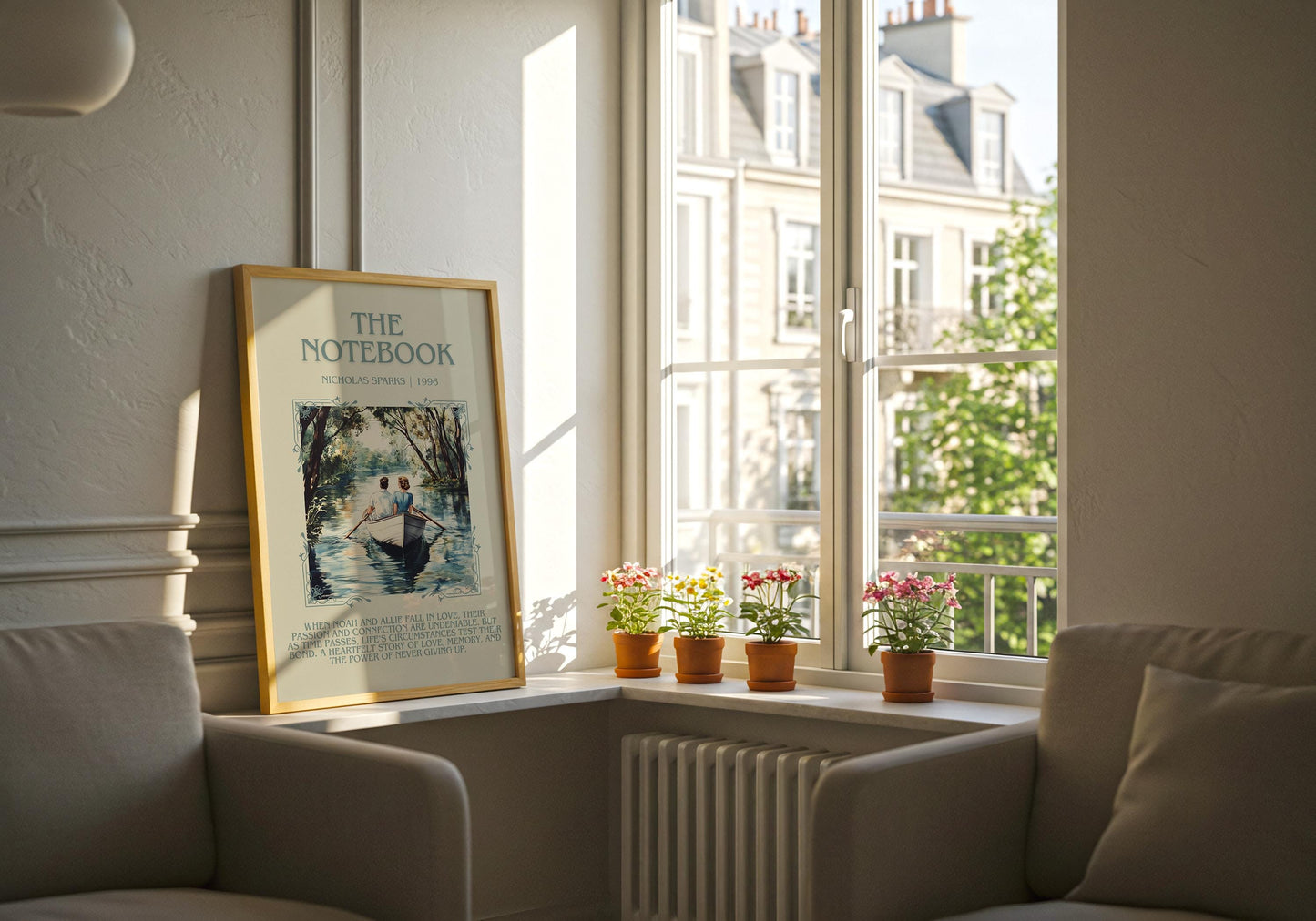 The Notebook by Nicholas Sparks | Descriptive Book Poster | Blurby