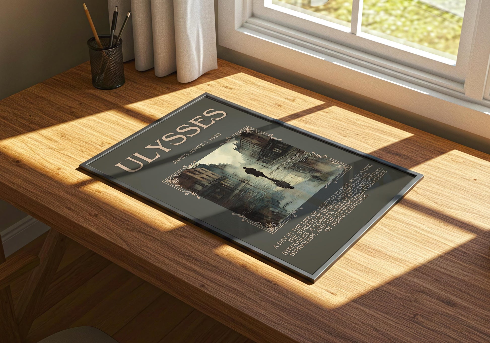 Ulysses by James Joyce | Descriptive Book Poster | Blurby