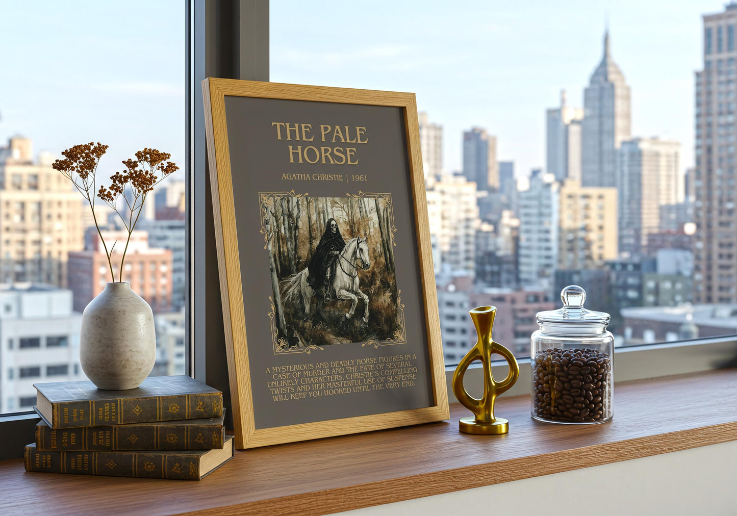 The Pale Horse by Agatha Christie | Descriptive Book Poster | Blurby