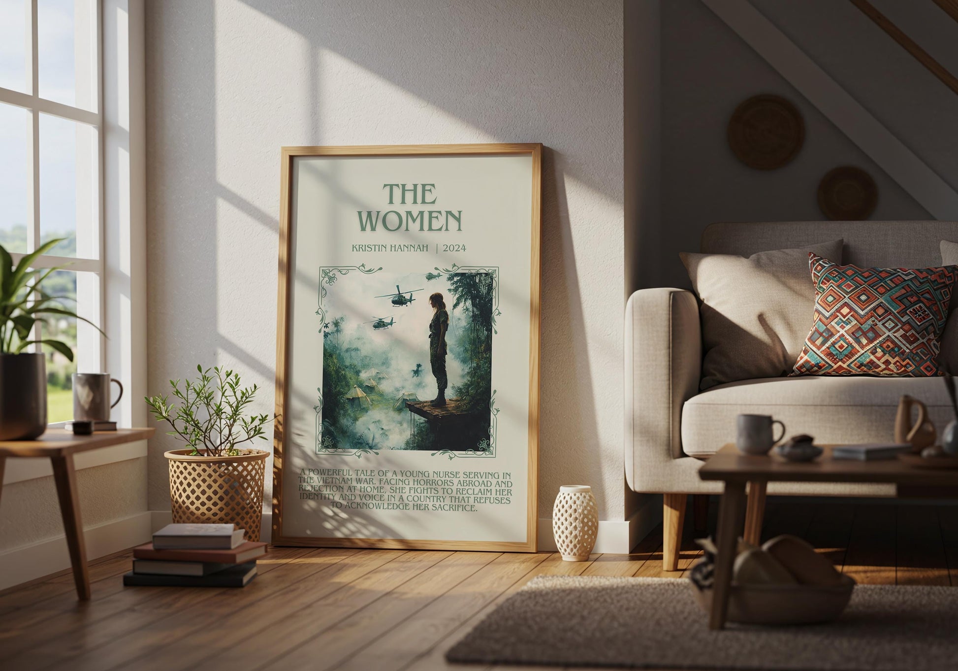 The Women by Kristin Hannah | Descriptive Book Poster | Blurby