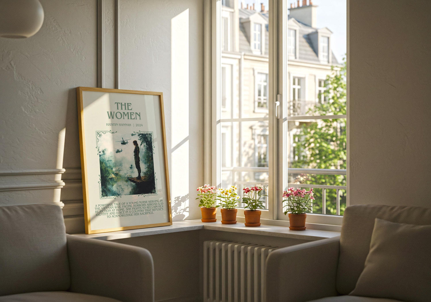 The Women by Kristin Hannah | Descriptive Book Poster | Blurby