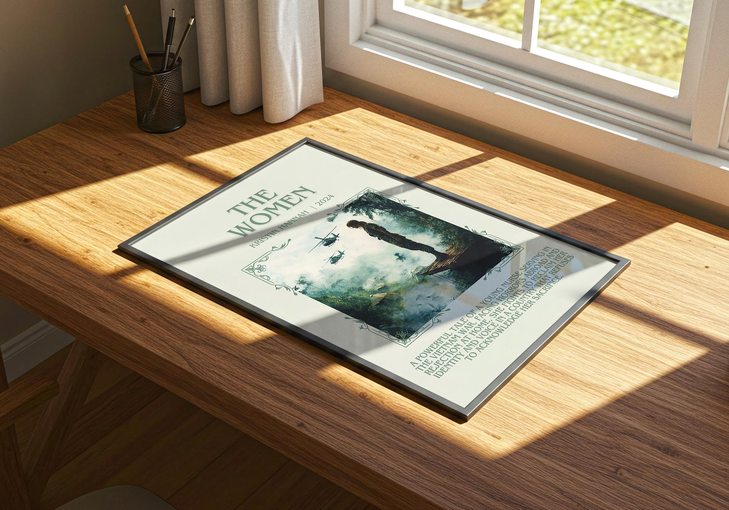 The Women by Kristin Hannah | Descriptive Book Poster | Blurby