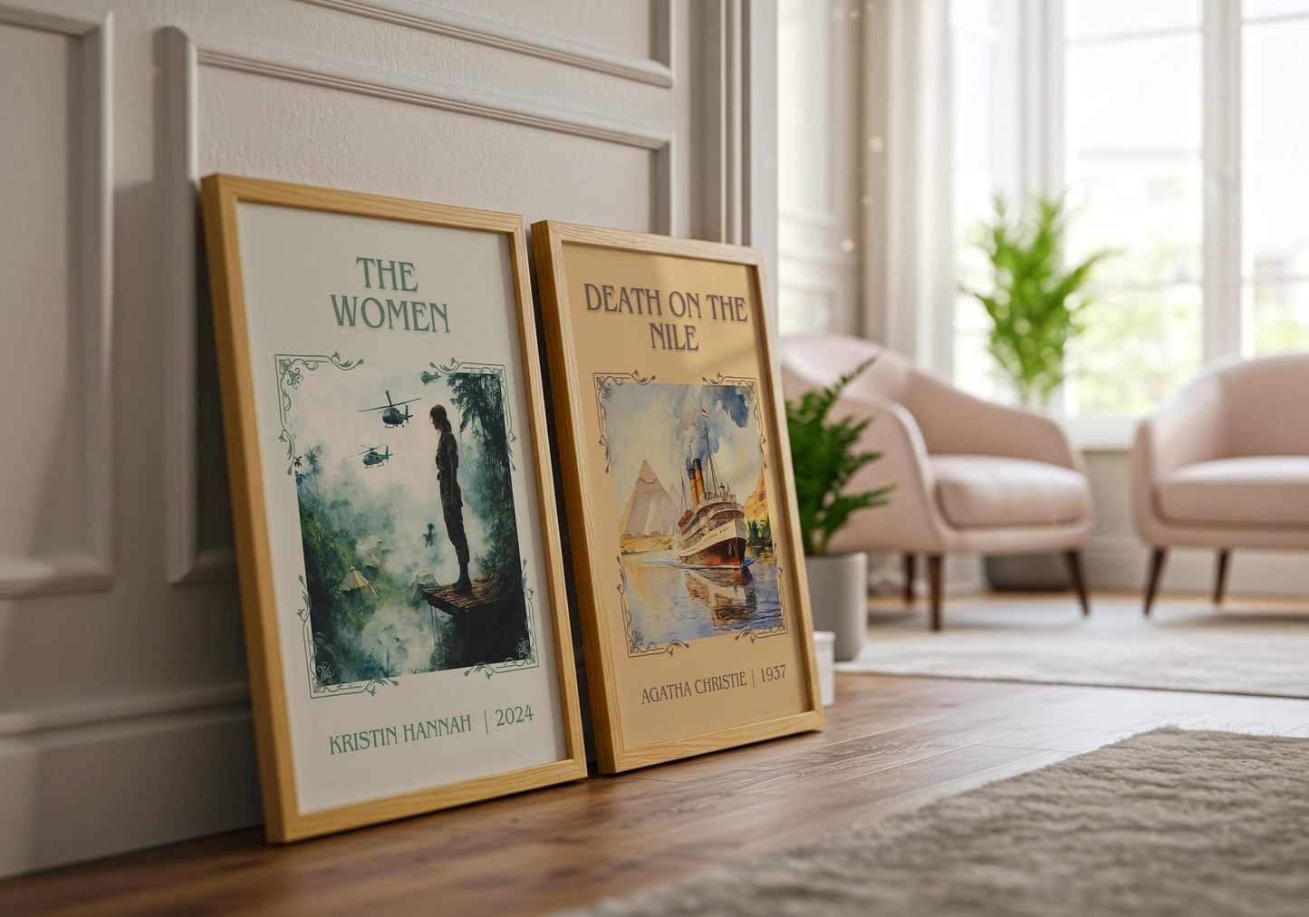 The Women by Kristin Hannah | Descriptive Book Poster | Minimalist