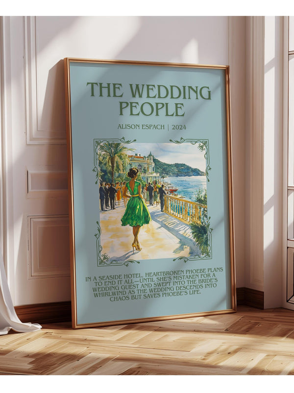 The Wedding People minimalist poster paper finish options – matte satin gloss