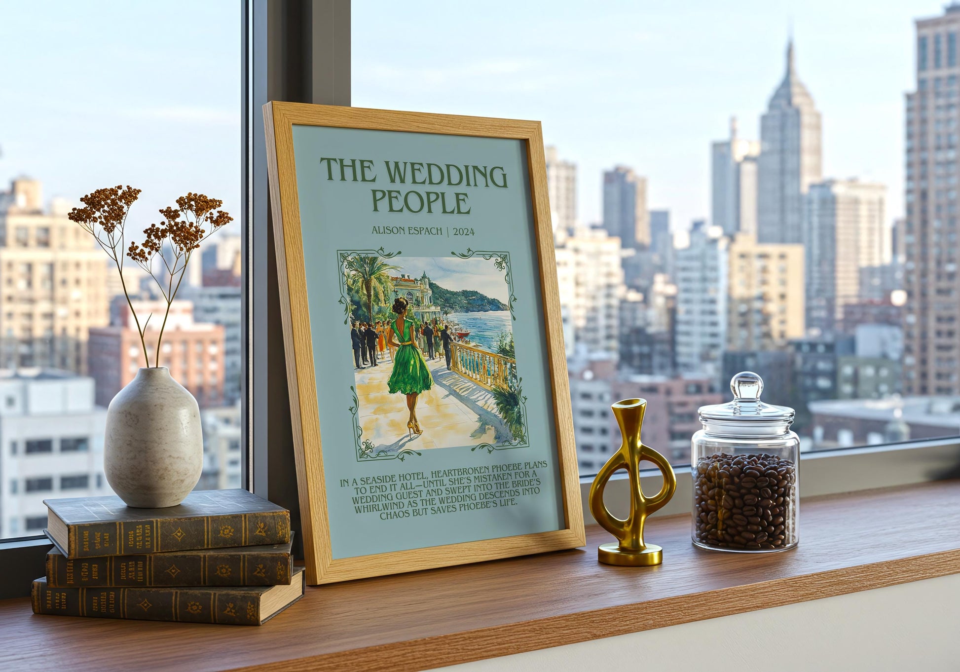 The Wedding People by Alison Espach | Descriptive Book Poster | Blurby