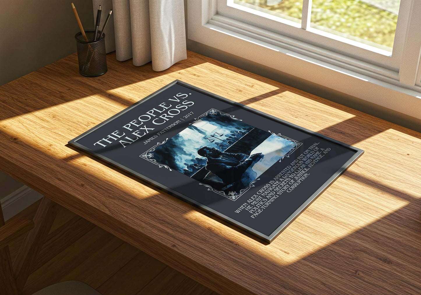 The People vs Alex Cross by James Patterson | Descriptive Book Poster | Blurby